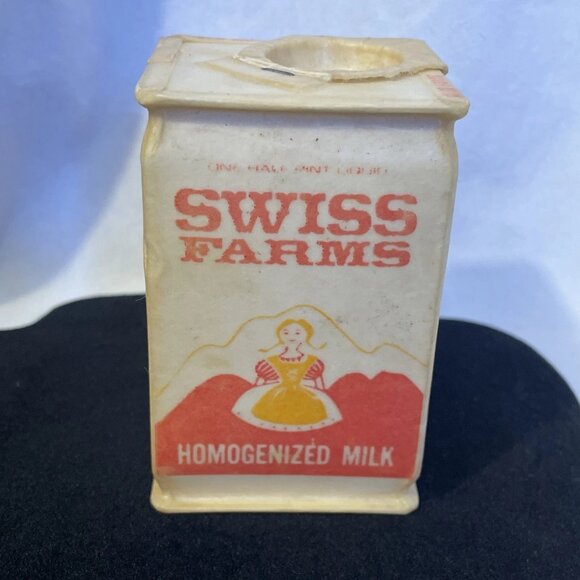 Swiss Farms School Lunch Milk Carton San Diego Southern California Swiss Maiden - Picture 7 of 7